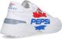 Dsquared2 Lage Sneakers in Pepsi Kalfsleer White Dames - Thumbnail 5