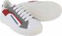 Dsquared2 Wit Grijs Rood Sneakers White Heren - Thumbnail 3