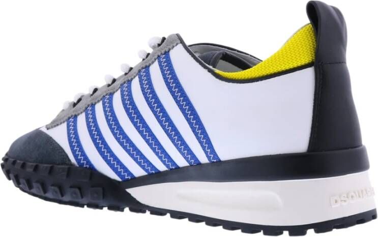 Dsquared2 Hoge leren sneakers Wit Heren