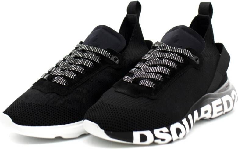 Dsquared2 Zwarte Fly Sneakers PRE FW `23 Collectie Zwart Heren