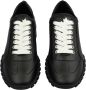 Dsquared2 Zwarte Leren Sneakers Black Heren - Thumbnail 4