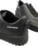 Dsquared2 Zwarte Leren Sneakers met Geperforeerd Detail Black Heren - Thumbnail 7