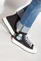 Dsquared2 Zwarte katoenen sneakers met Smurfenprint Black Heren - Thumbnail 2