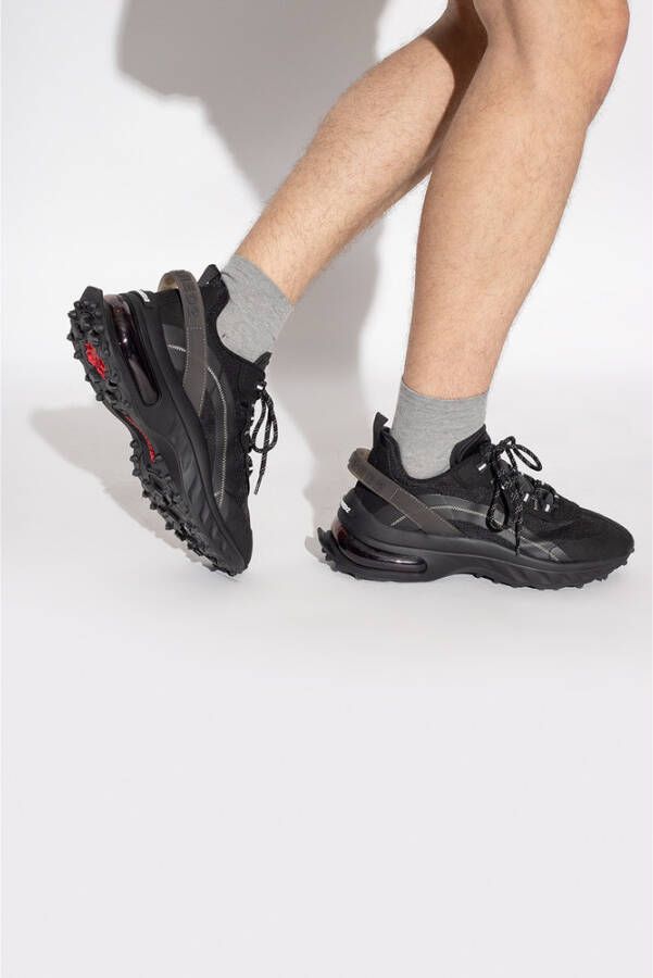 Dsquared2 Logo strap ridged sneakers Zwart Heren Schoenen