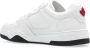 Dsquared2 Leren sneakers met ronde neus en logo White Heren - Thumbnail 8