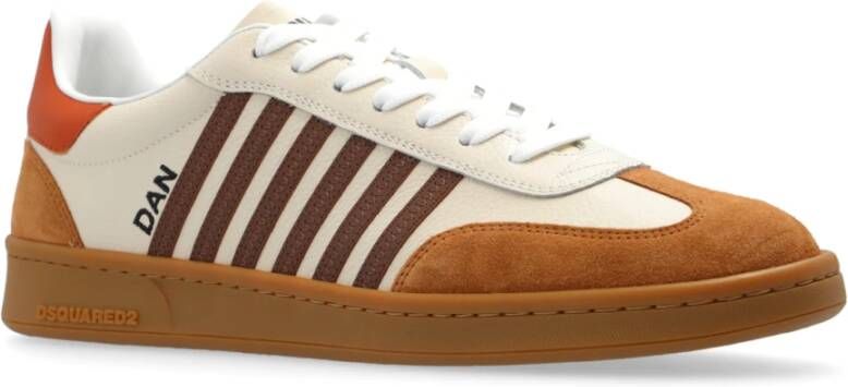 Dsquared2 Sportschoenen `Boxer` Beige Heren