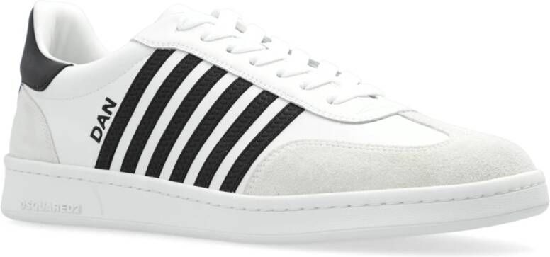 Dsquared2 Sportschoenen 'Boxer' White Heren