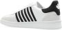 Dsquared2 Witte Sneakers Vitello+Crosta Bianco+Nero Multicolor Heren - Thumbnail 9