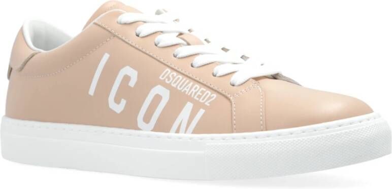 Dsquared2 Sportschoenen Cassetta Beige Dames