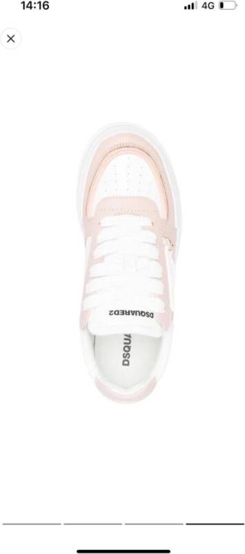 Dsquared2 Stijlvolle Sneakers voor dagelijks gebruik White Dames