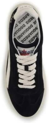 Dsquared2 Stijlvolle Suède Sneakers met Merk Binnenzool