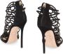 Dsquared2 Stiletto Hak Suède Sandalen - Thumbnail 2
