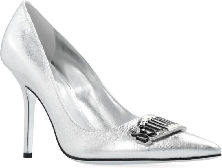 Dsquared2 Stiletto pumps met logo Gray Dames