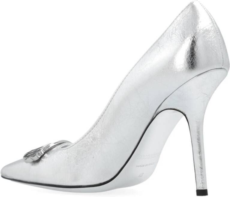 Dsquared2 Stiletto pumps met logo Gray Dames