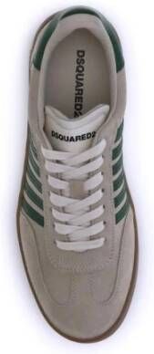 Dsquared2 Suède Boxer Sneakers met platte zool