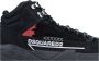 Dsquared2 Suède Stoffen Sneakers Veters Comfortabele Schoenen Black Heren - Thumbnail 2