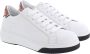 Dsquared2 Lage Sneakers met Veters voor Dames White Dames - Thumbnail 3