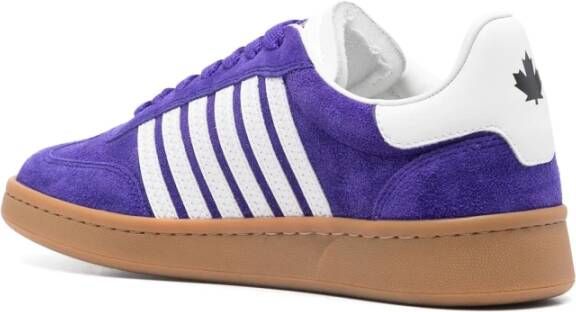 Dsquared2 Vintage Leren Sneakers Comfort Zool Purple Dames