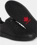 Dsquared2 Vintage Stijl Leren Sneakers Zwart Black Heren - Thumbnail 23