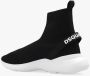Dsquared2 Fly High Top Sneakers met Stretch Gebreid Bovenwerk Black Heren - Thumbnail 4