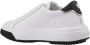 Dsquared2 Witte Leren Bumper Sneaker met Logo White Dames - Thumbnail 6