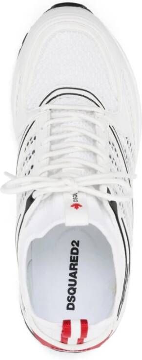 Dsquared2 Witte Dash Sneakers voor Vrouwen Multicolor Dames