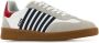 Dsquared2 Witte Leren Boxer Sneakers Multicolor Heren - Thumbnail 2