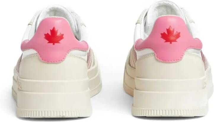 Dsquared2 Witte Leren Sneakers