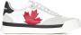 Dsquared2 Witte Sneakers met Rood Bladlogo Multicolor Heren - Thumbnail 2