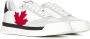 Dsquared2 Witte Sneakers met Rood Bladlogo Multicolor Heren - Thumbnail 3