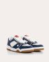 Dsquared2 Witte Leren Tennisschoenen met Blauwe en Grijze Details Multicolor Dames - Thumbnail 2