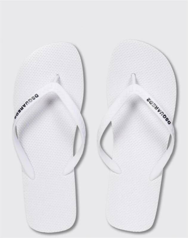 Dsquared2 Witte rubberen casual sandalen