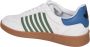 Dsquared2 Witte Suède Leren Sneakers Rubberen Zool White Heren - Thumbnail 6