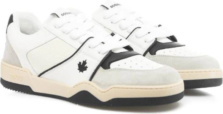 Dsquared2 Witte Spiker Sneakers voor Heren Wit Heren