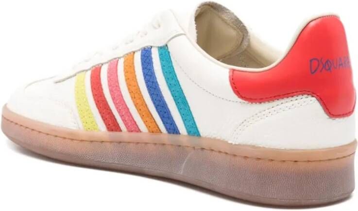 Dsquared2 Witte Summer Lovers Boxer Sneakers