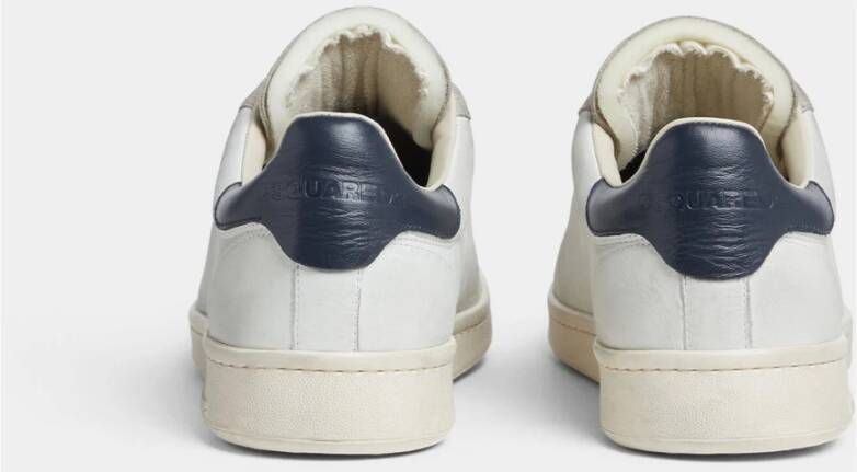 Dsquared2 Witte Tennisblad Sneakers