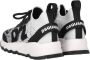 Dsquared2 Witte Zwarte Slip-On Gebreide Sneakers - Thumbnail 2