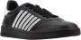 Dsquared2 Zig Zag Leren Sneakers Heren Black Heren - Thumbnail 3