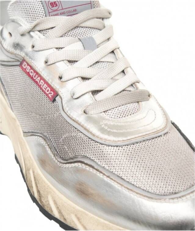 Dsquared2 Zilveren Hardloopschoenen