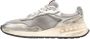Dsquared2 Retro Vintage Panel Sneakers met Gestructureerde Zool White Heren - Thumbnail 22