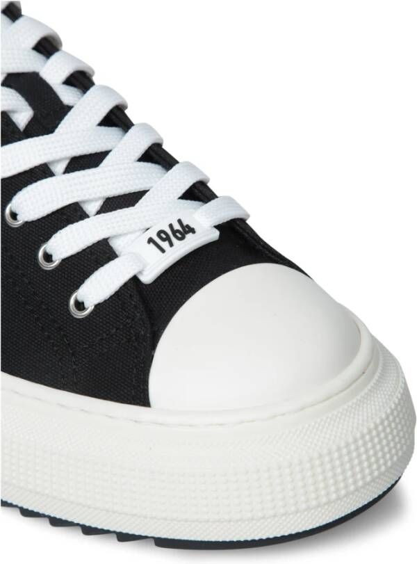 Dsquared2 Zwarte Canvas Sneakers voor Mannen