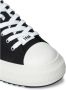 Dsquared2 Zwarte Canvas Sneakers met Witte Rubberen Zool Black - Thumbnail 9