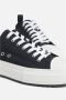Dsquared2 Zwarte Canvas Sneakers met Witte Rubberen Zool Black - Thumbnail 3
