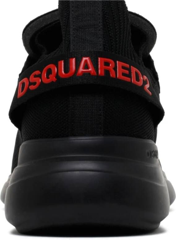 Dsquared2 Zwarte Fly Low Top Sneakers