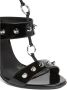 Dsquared2 Zwarte gotische sandalen met hakken - Thumbnail 2