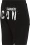 Dsquared2 Zwarte Katoenen Broek met Geribbelde Boorden - Thumbnail 2