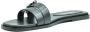 Dsquared2 Zwarte Leren Dames Sandalen Lente Zomer - Thumbnail 2
