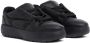 Dsquared2 Zwarte Leren Gewatteerde Sneakers - Thumbnail 2