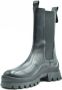Dsquared2 Zwarte Leren Instap Dameslaarzen - Thumbnail 2