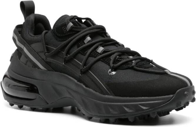 Dsquared2 Zwarte platte schoenen Elegant stijl Black Heren